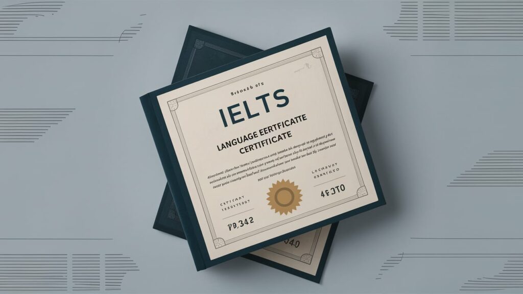 IELTS language certificate