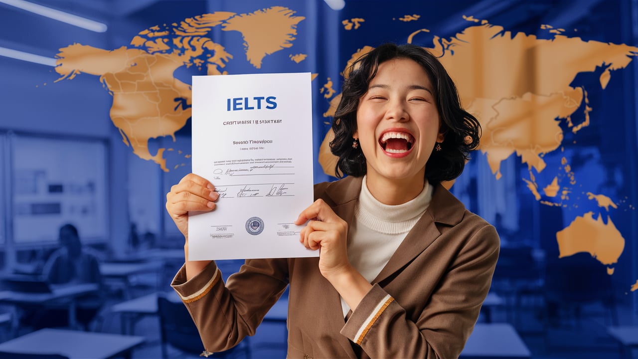 IELTS language certificate