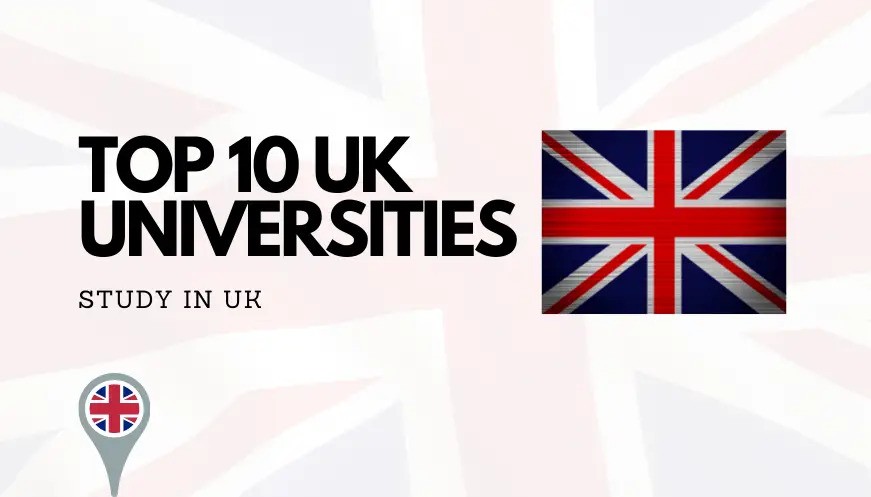 top 10 universities in England 